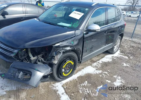 2012 Volkswagen Tiguan Se from USA, damaged, VIN WVGBV7AX4CW539779